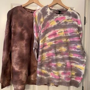 Bundle target tie dye sweatshirts